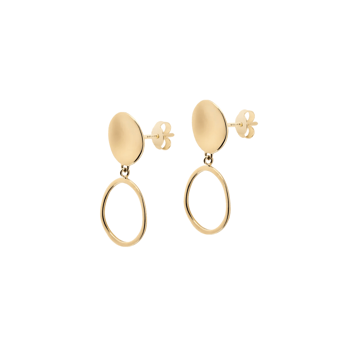 Kolczyki złote Raw N°19 - BELLER: Official Online Store & Luxury Jewelry Atelier