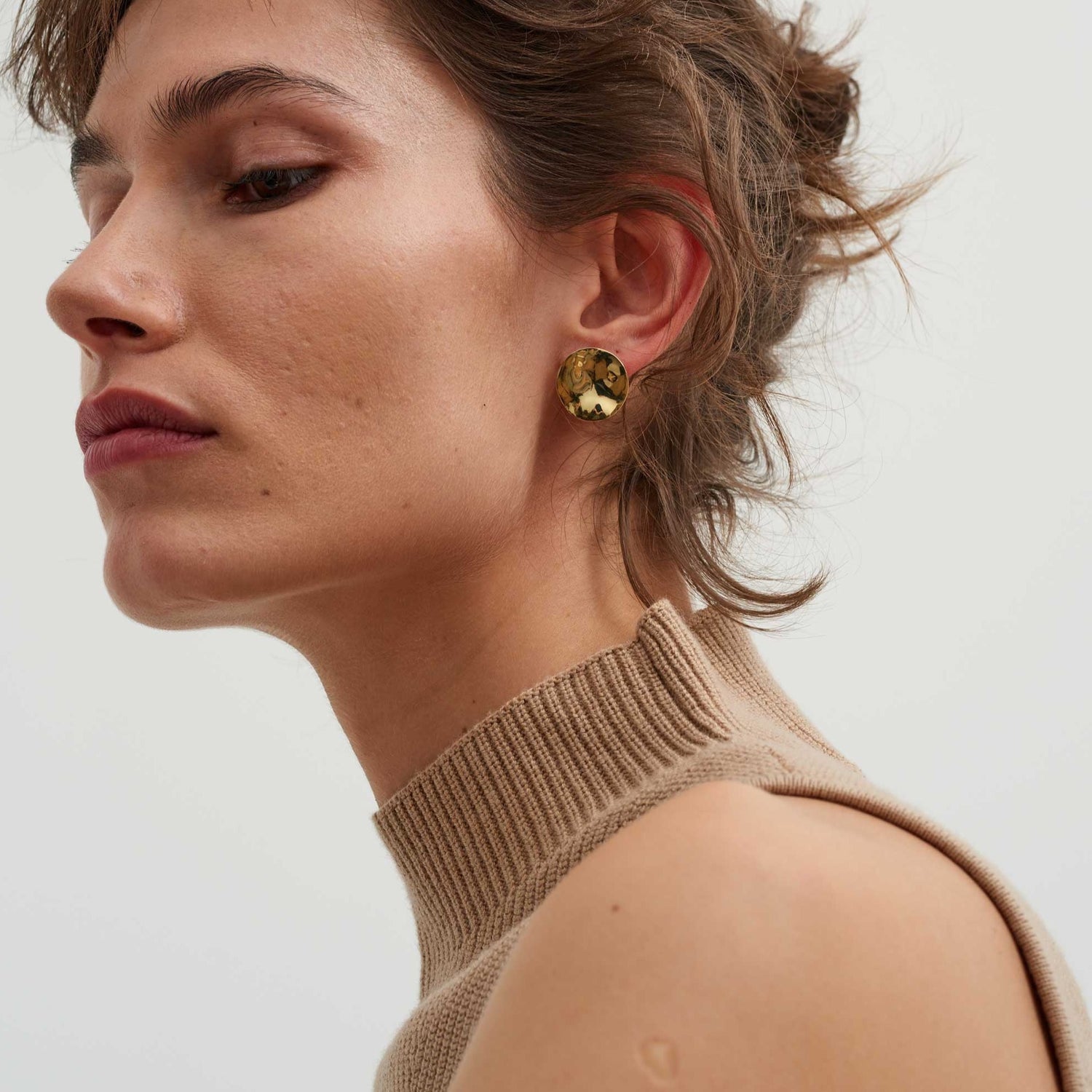 Kolczyki złote Raw N°5 - BELLER: Official Online Store & Luxury Jewelry Atelier