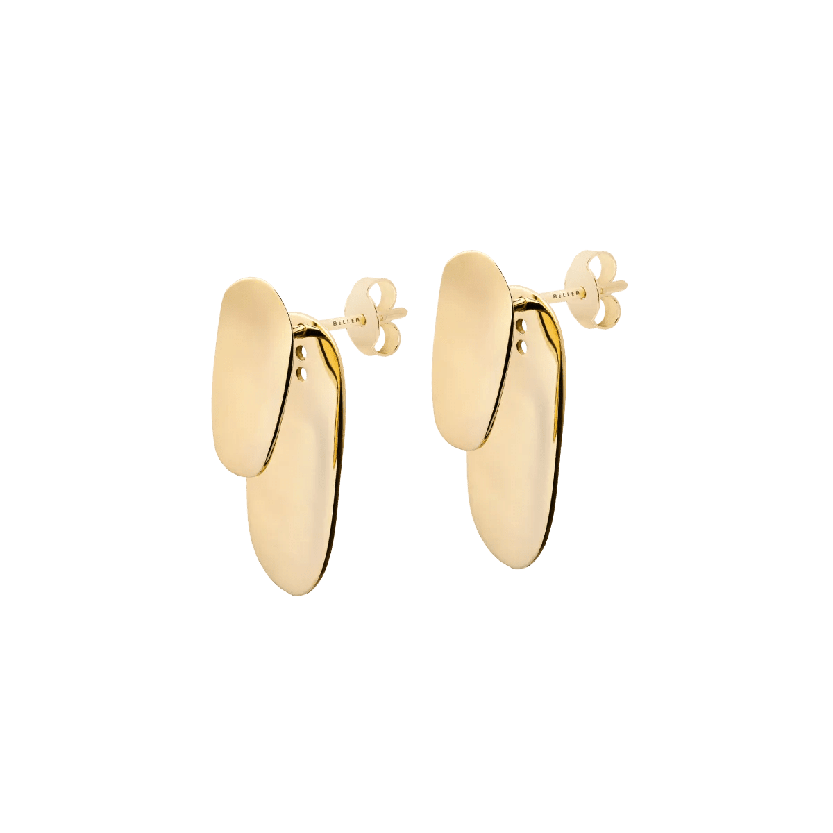 Kolczyki złote Raw N°7 - BELLER: Official Online Store & Luxury Jewelry Atelier
