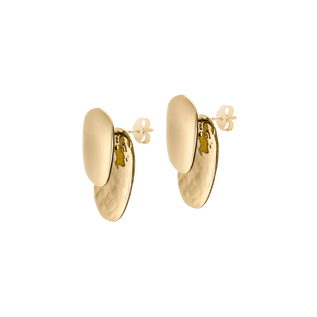 Kolczyki złote Raw N°8 - BELLER: Official Online Store & Luxury Jewelry Atelier