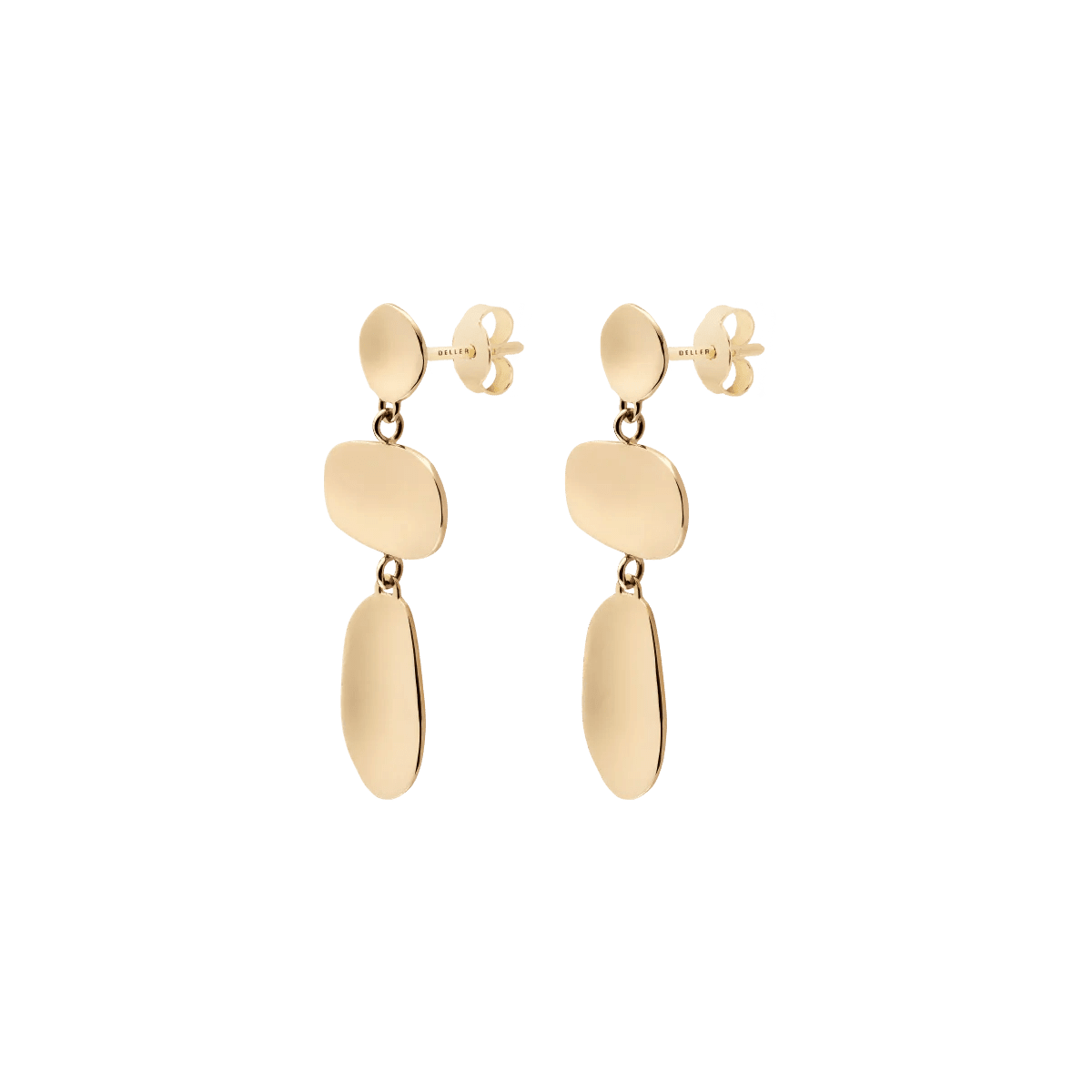 Kolczyki złote Raw N°9 - BELLER: Official Online Store & Luxury Jewelry Atelier