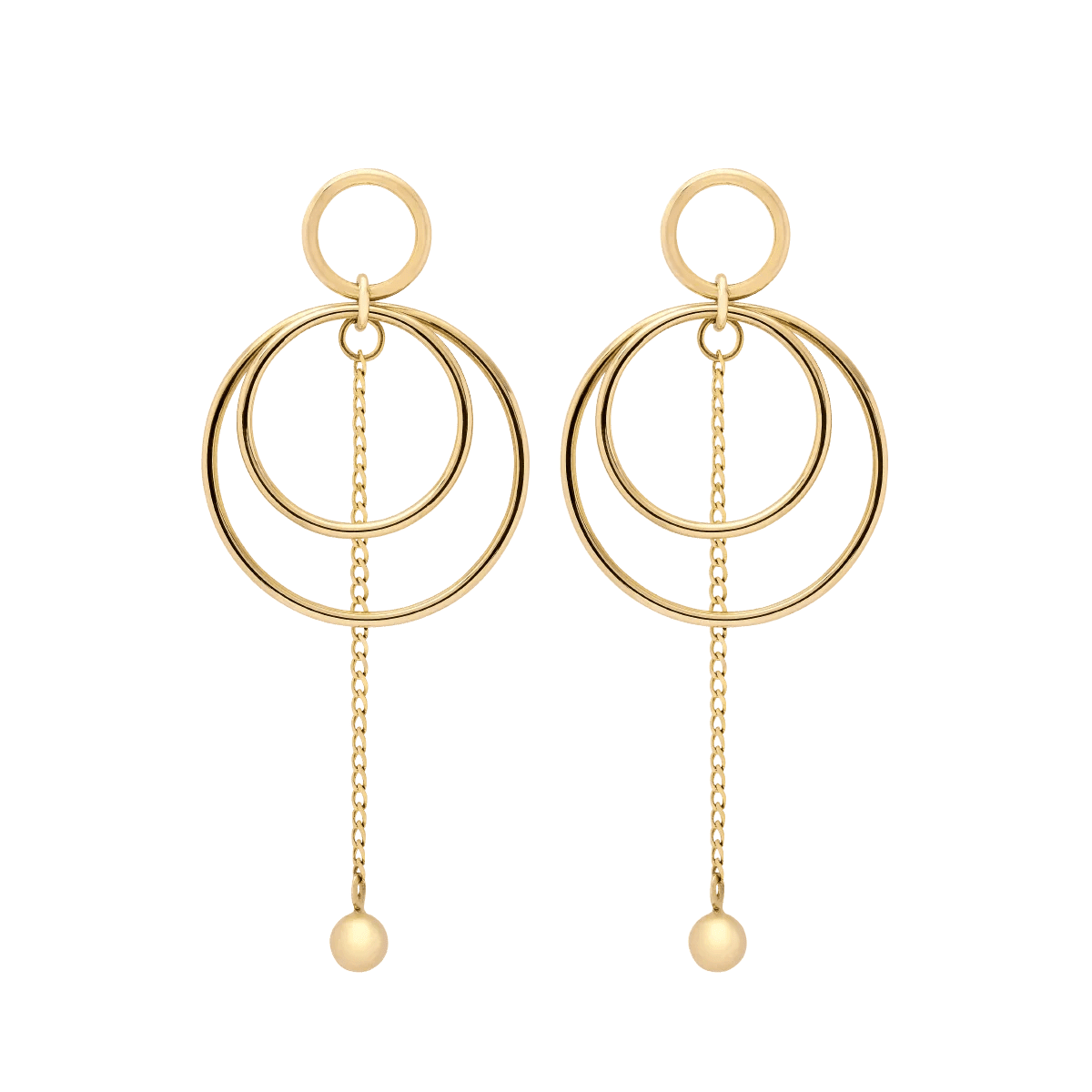Kolczyki złote Round N°4 - BELLER: Official Online Store & Luxury Jewelry Atelier