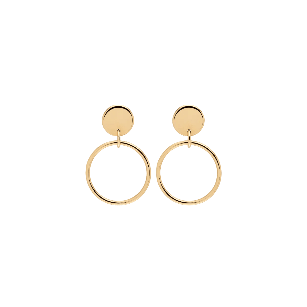 Kolczyki złote Round N°5 - BELLER: Official Online Store & Luxury Jewelry Atelier