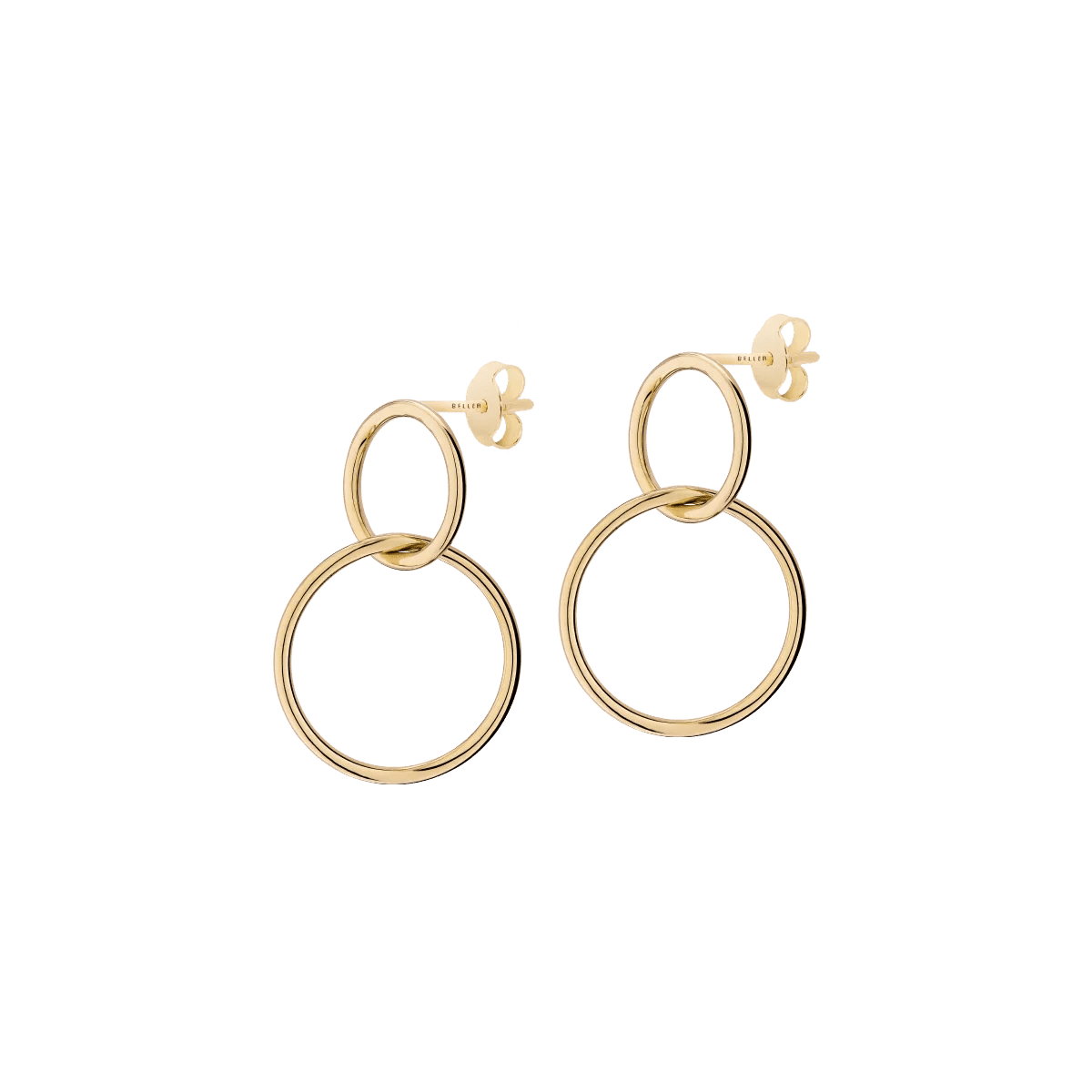 Kolczyki złote Round N°6 - BELLER: Official Online Store & Luxury Jewelry Atelier