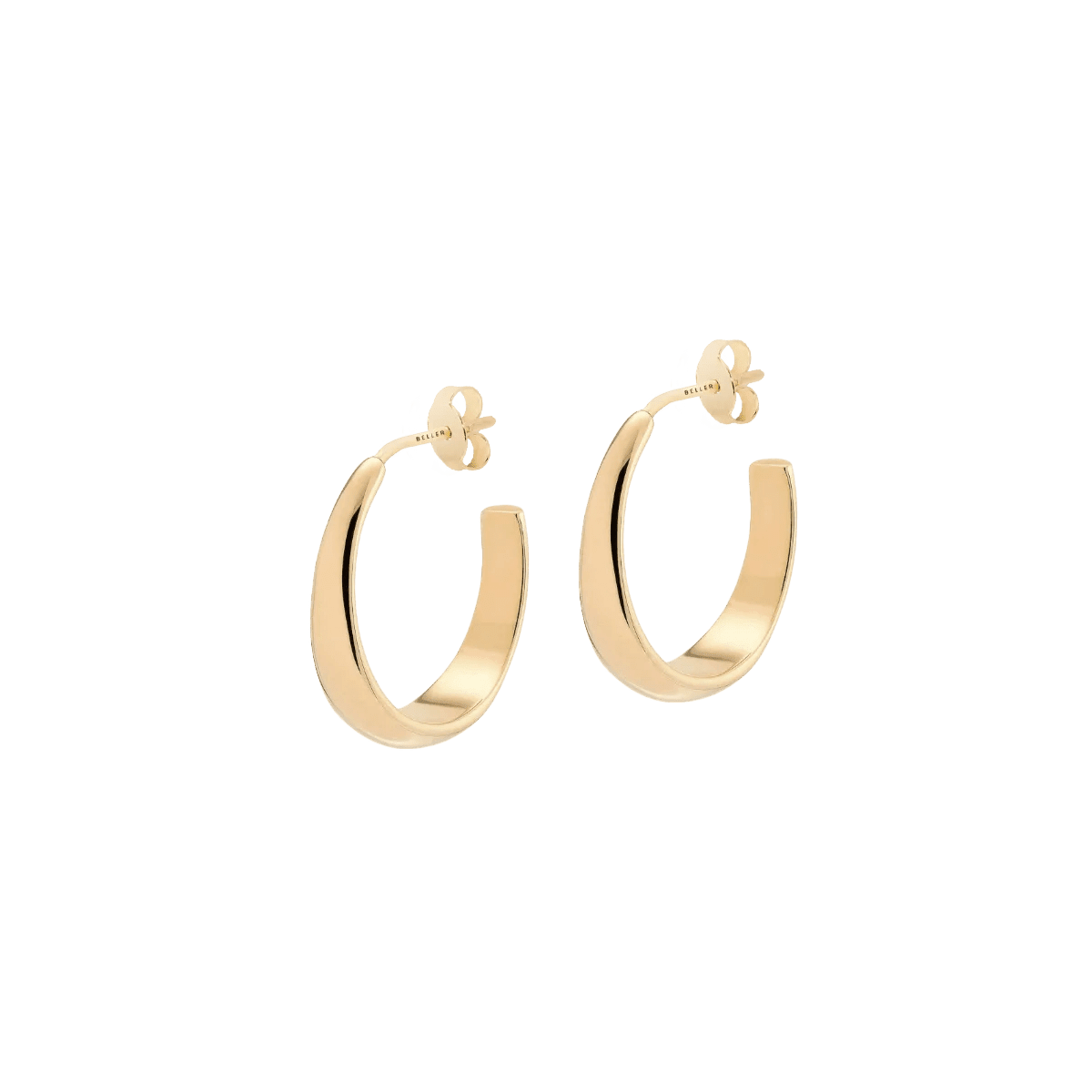 Kolczyki złote Round N°8 - BELLER: Official Online Store & Luxury Jewelry Atelier