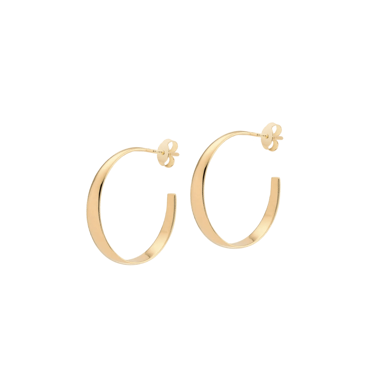 Kolczyki złote Round N°9 - BELLER: Official Online Store & Luxury Jewelry Atelier