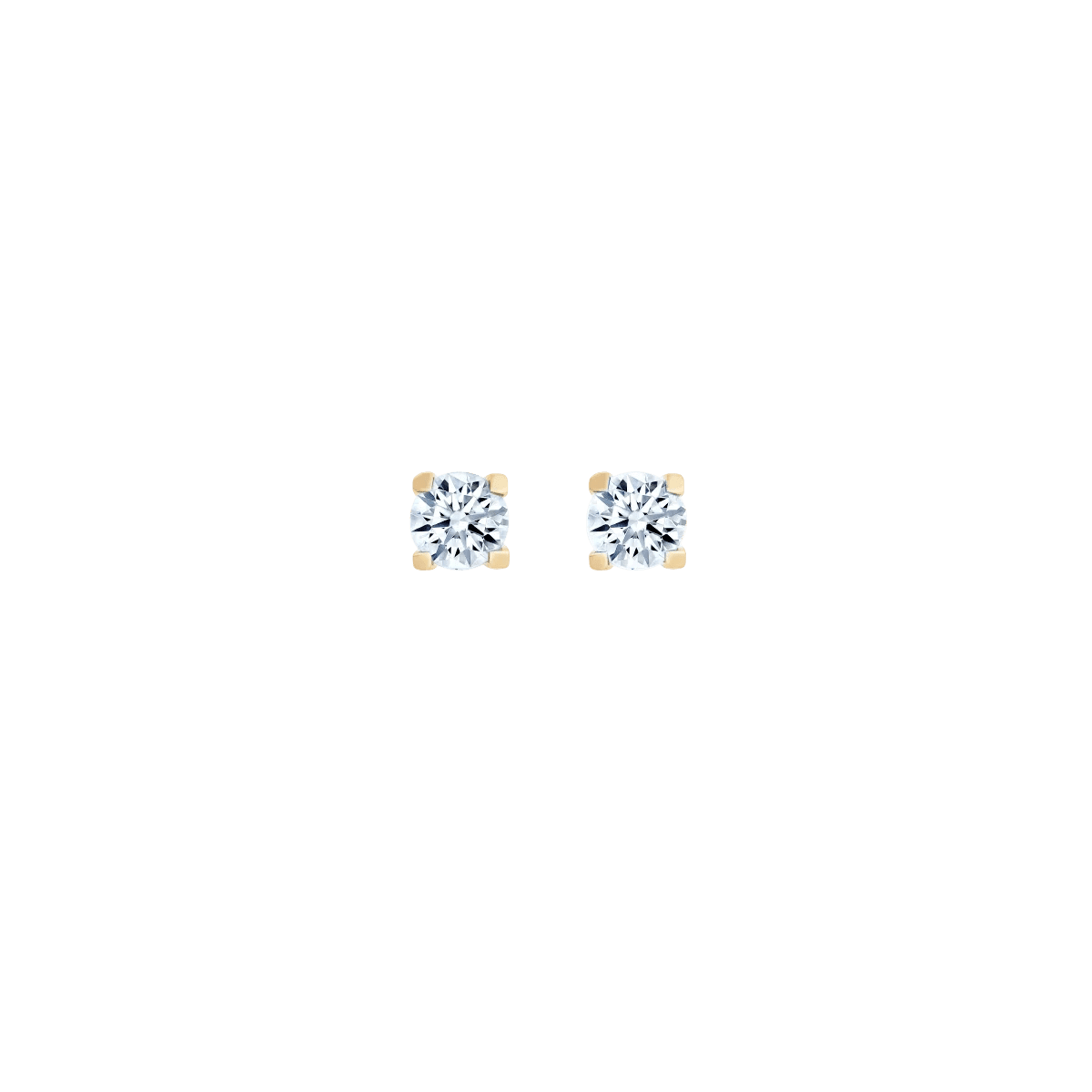 Kolczyki złote z brylantami 0,2 CT Promise N°1 - BELLER: Official Online Store & Luxury Jewelry Atelier