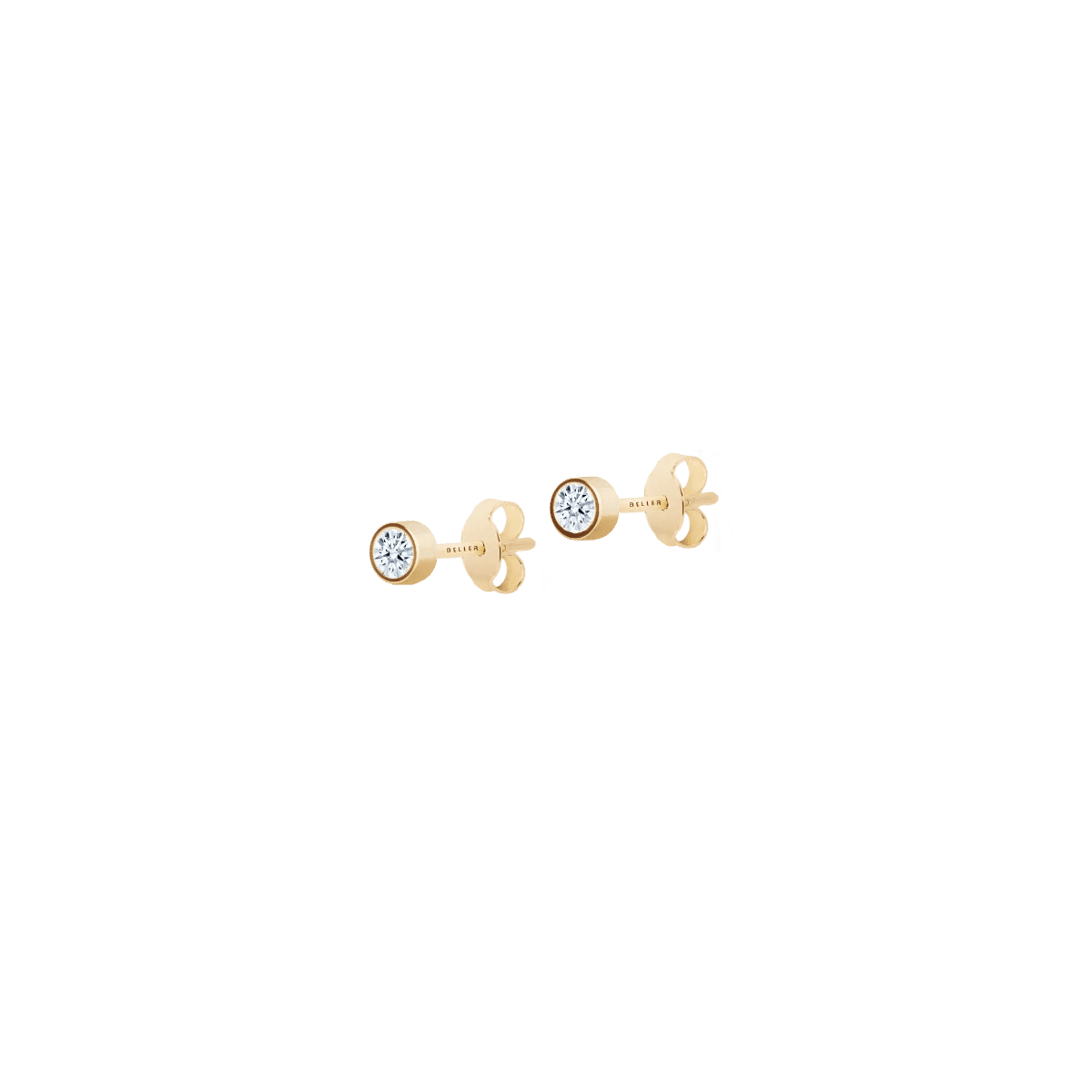 Kolczyki złote z brylantami 0,2 CT Promise N°5 - BELLER: Official Online Store & Luxury Jewelry Atelier
