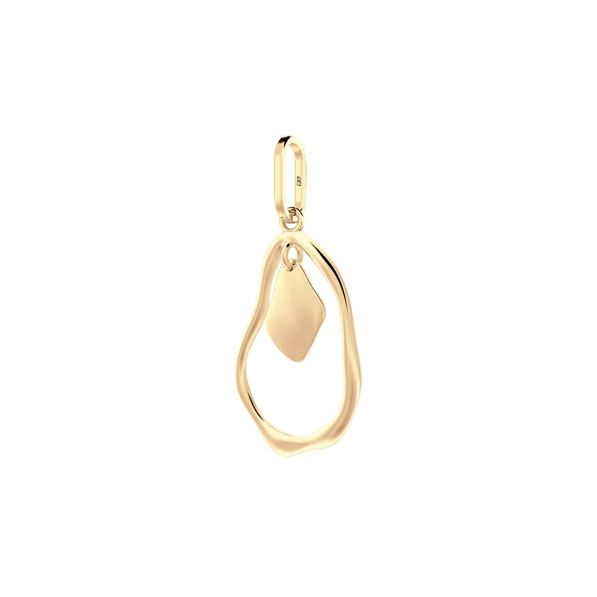 Zawieszka złota Liquid N°7 - BELLER: Official Online Store & Luxury Jewelry Atelier
