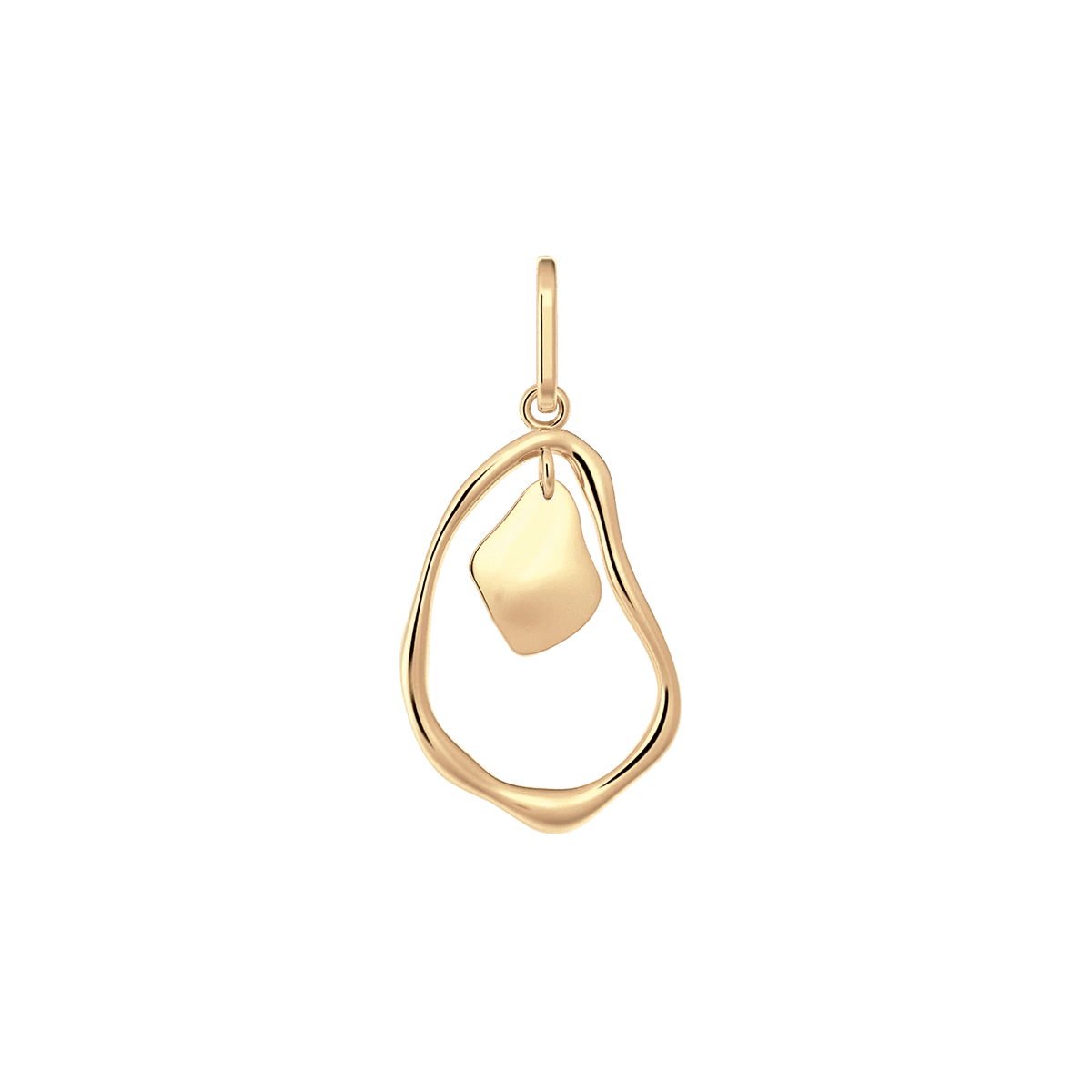 Zawieszka złota Liquid N°7 - BELLER: Official Online Store & Luxury Jewelry Atelier