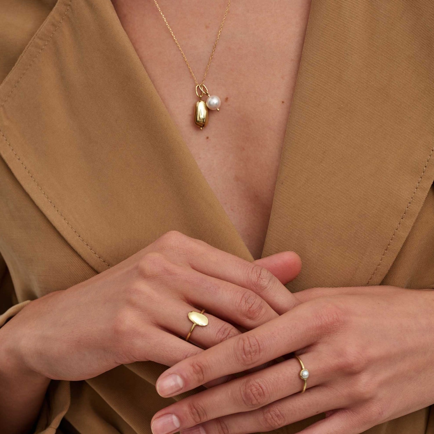 Zawieszka złota Pearl N°7 - BELLER: Official Online Store & Luxury Jewelry Atelier