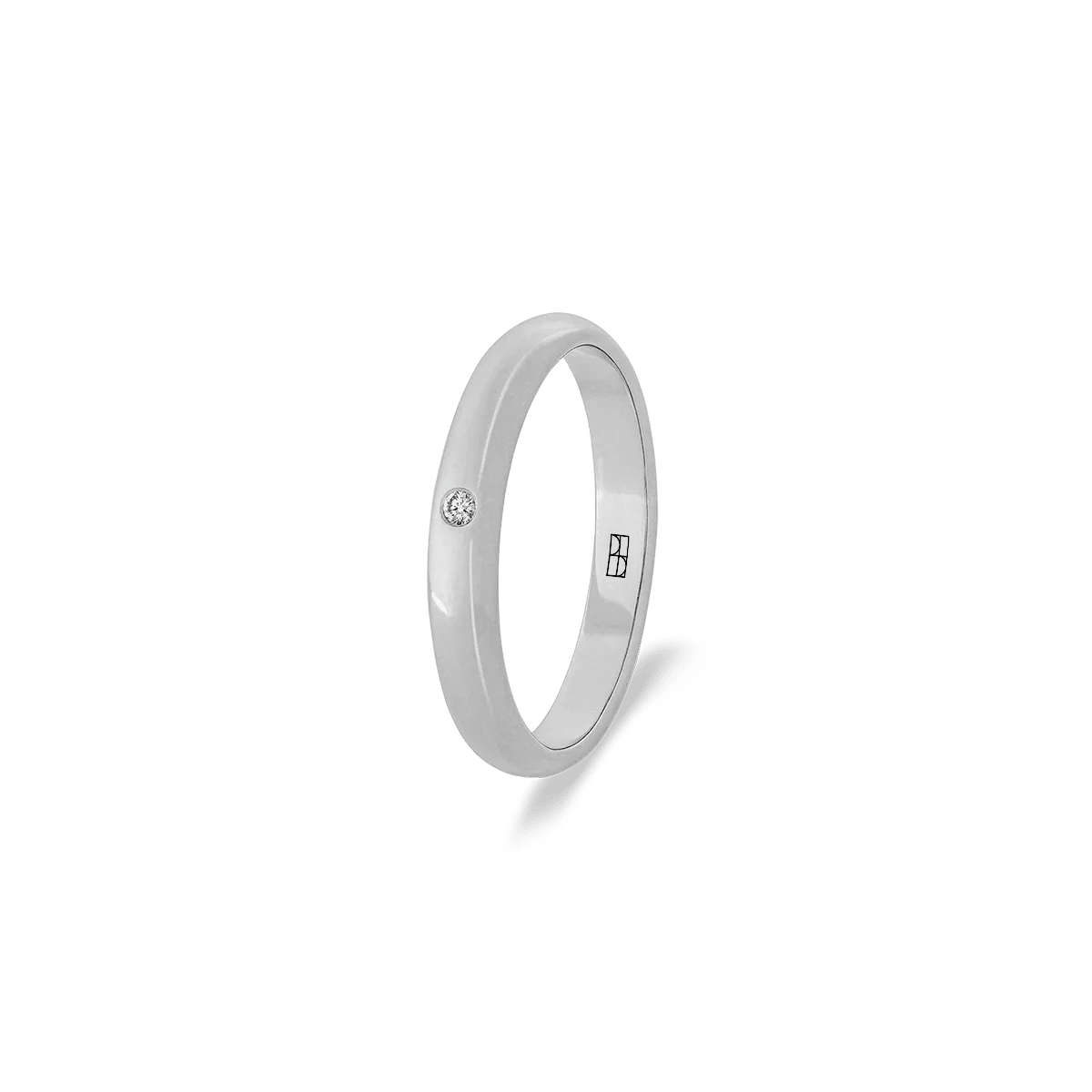 Obrączka złota z brylantem D - E VVS1 Soulmate N°10 - BELLER: Official Online Store & Luxury Jewelry Atelier