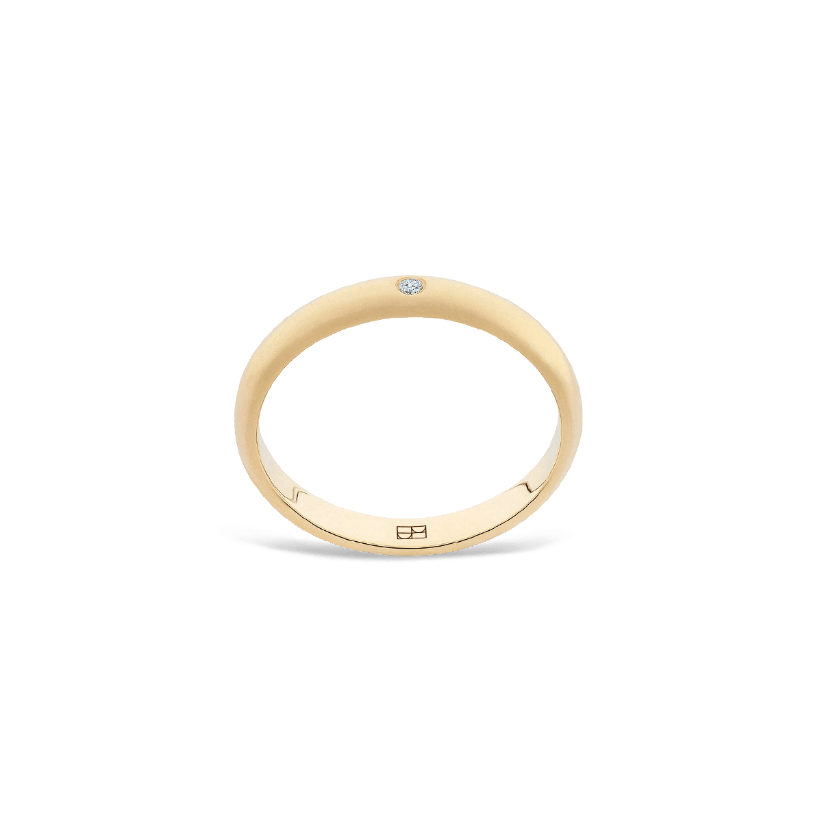 Obrączka złota z brylantem D - E VVS1 Soulmate N°1 - BELLER: Official Online Store & Luxury Jewelry Atelier