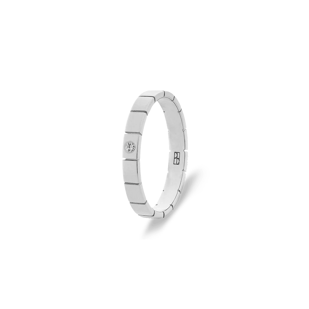 Obrączka złota z brylantami D - E VVS1 Soulmate N°14 - BELLER: Official Online Store & Luxury Jewelry Atelier