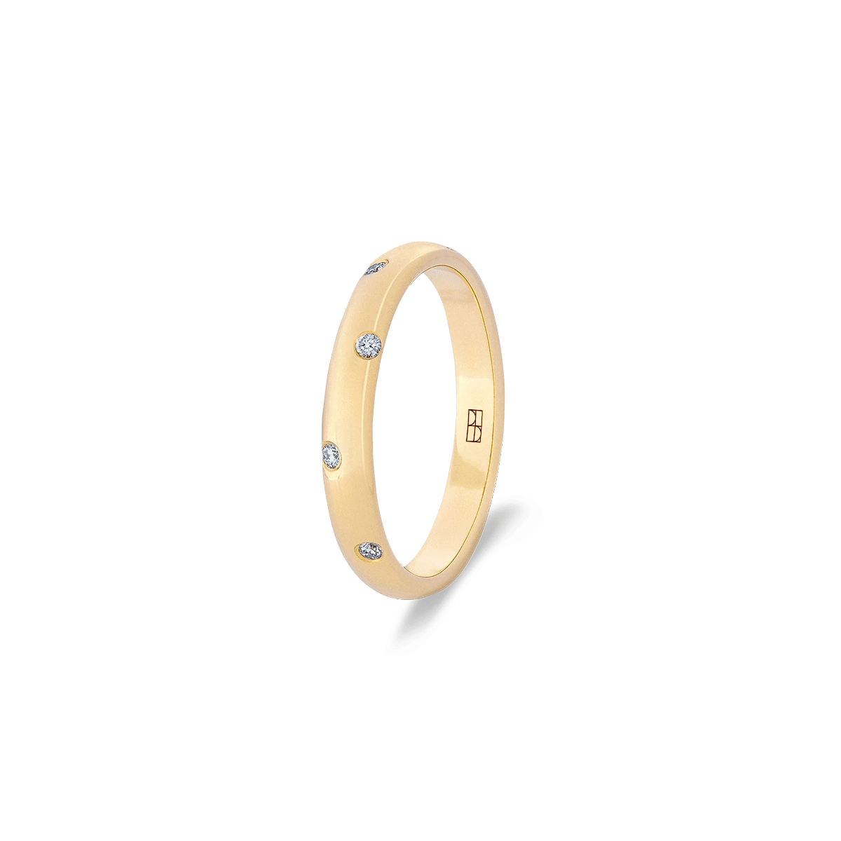 Obrączka złota z brylantami D - E VVS1 Soulmate N°2 - BELLER: Official Online Store & Luxury Jewelry Atelier