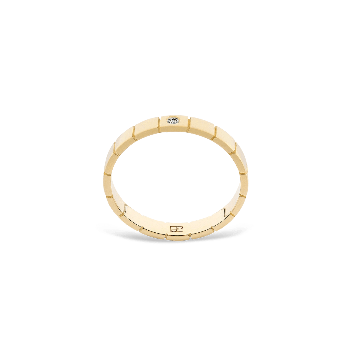 Obrączka złota z brylantem D - E VVS1 Soulmate N°5 - BELLER: Official Online Store & Luxury Jewelry Atelier