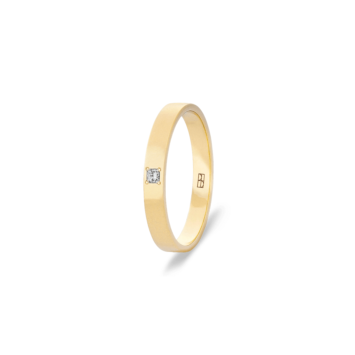 Obrączka złota z brylantami D - E VVS1 Soulmate N°7 - BELLER: Official Online Store & Luxury Jewelry Atelier