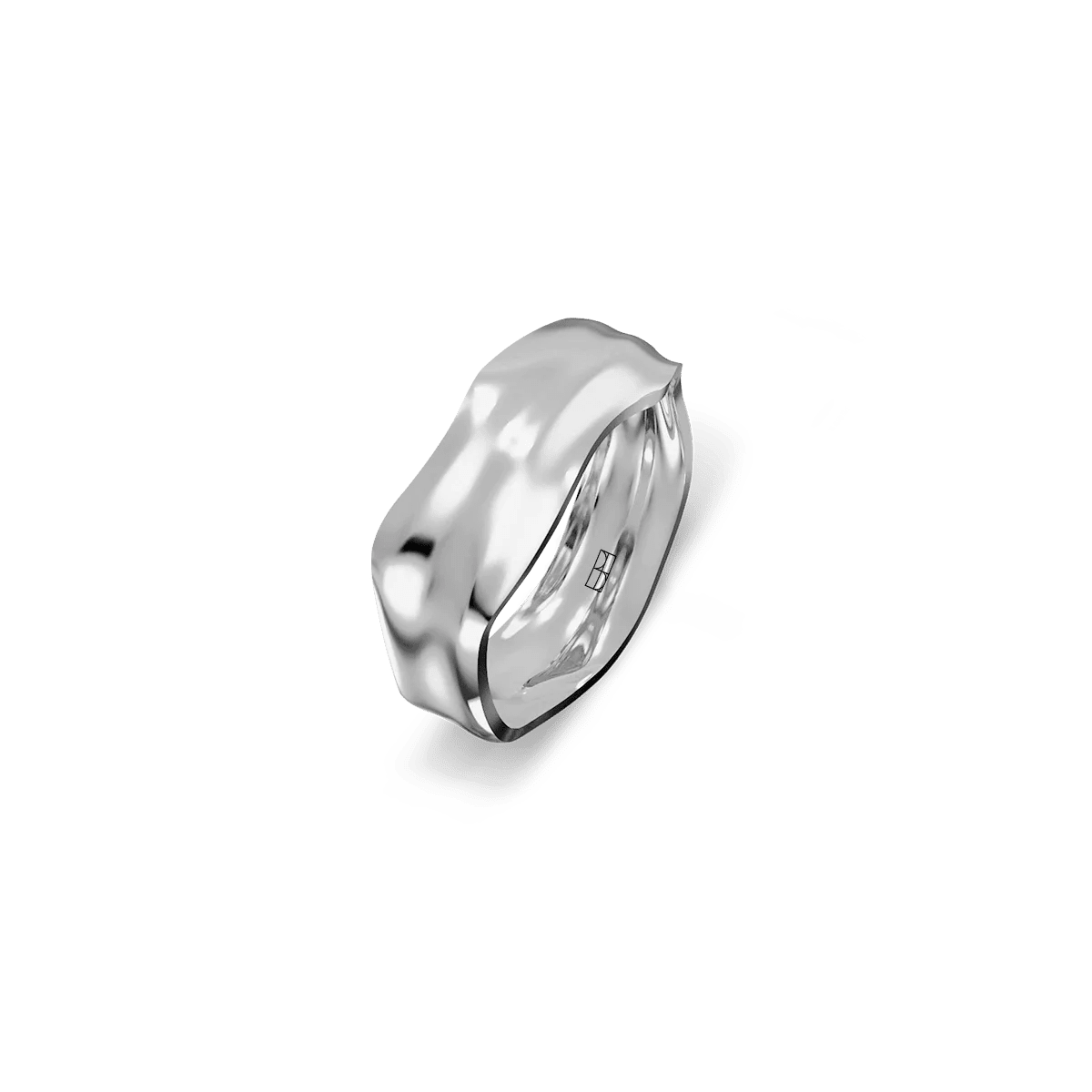Pierścionek srebrny Liquid N°1 - BELLER: Official Online Store & Luxury Jewelry Atelier