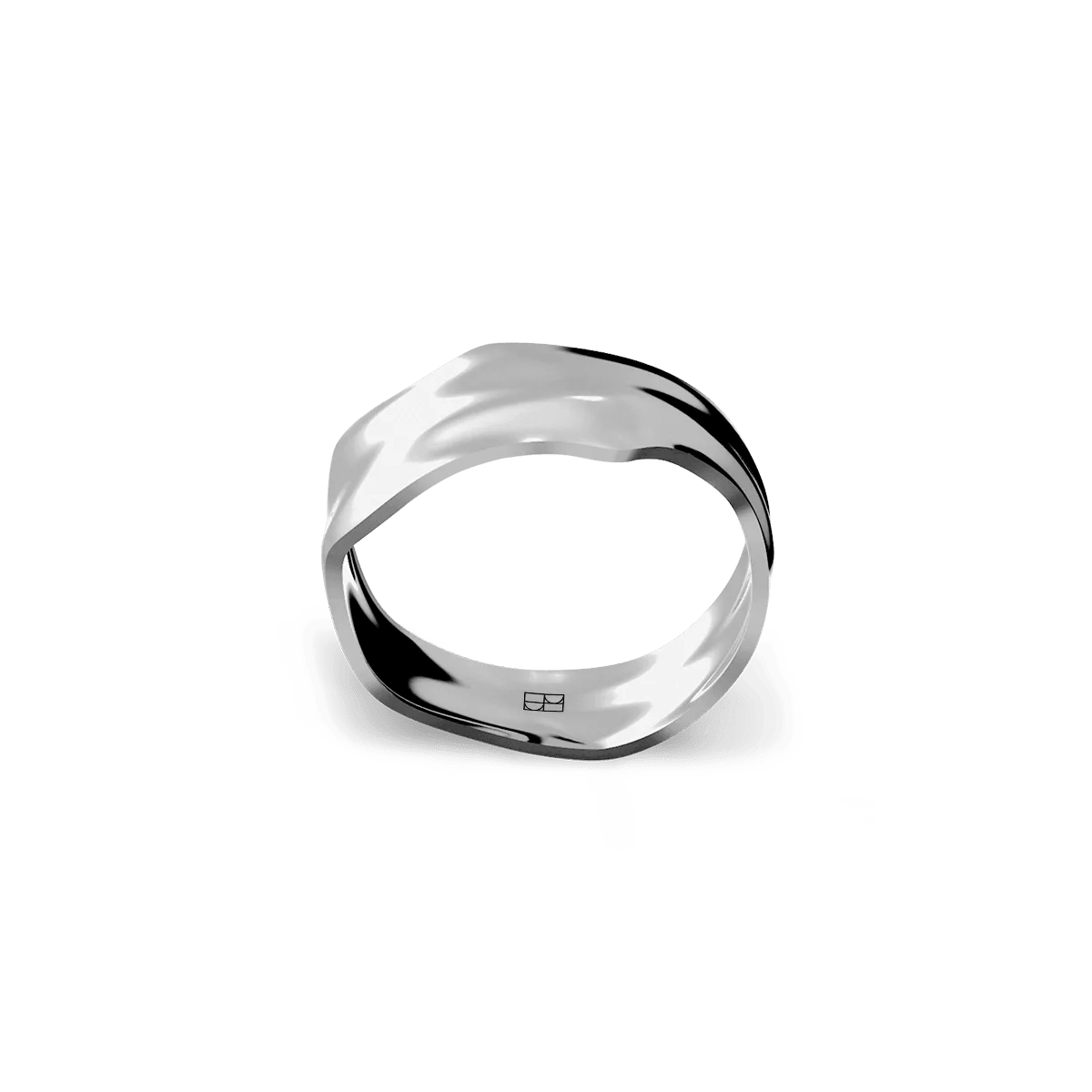 Pierścionek srebrny Liquid N°1 - BELLER: Official Online Store & Luxury Jewelry Atelier