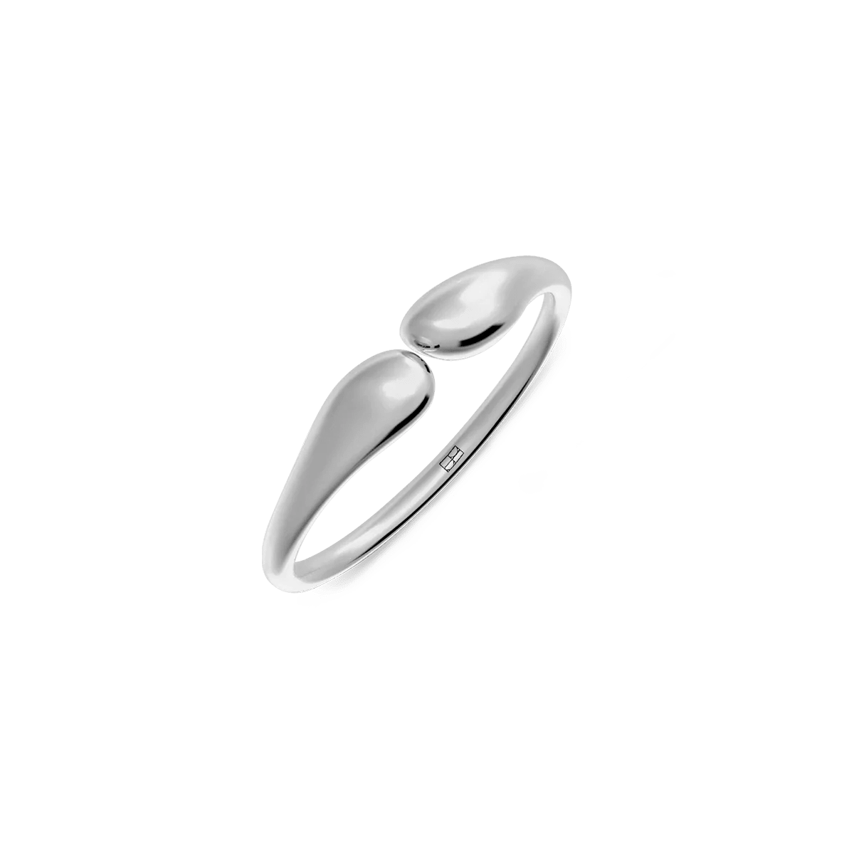 Pierścionek srebrny Liquid N°2 - BELLER: Official Online Store & Luxury Jewelry Atelier