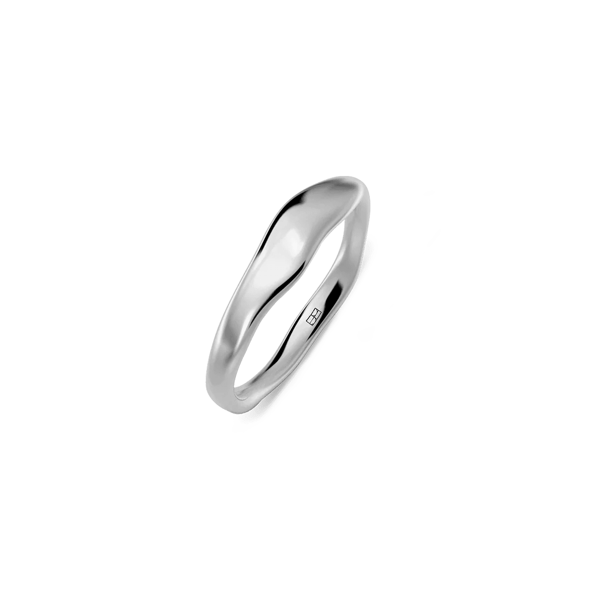 Pierścionek srebrny Liquid N°3 - BELLER: Official Online Store & Luxury Jewelry Atelier