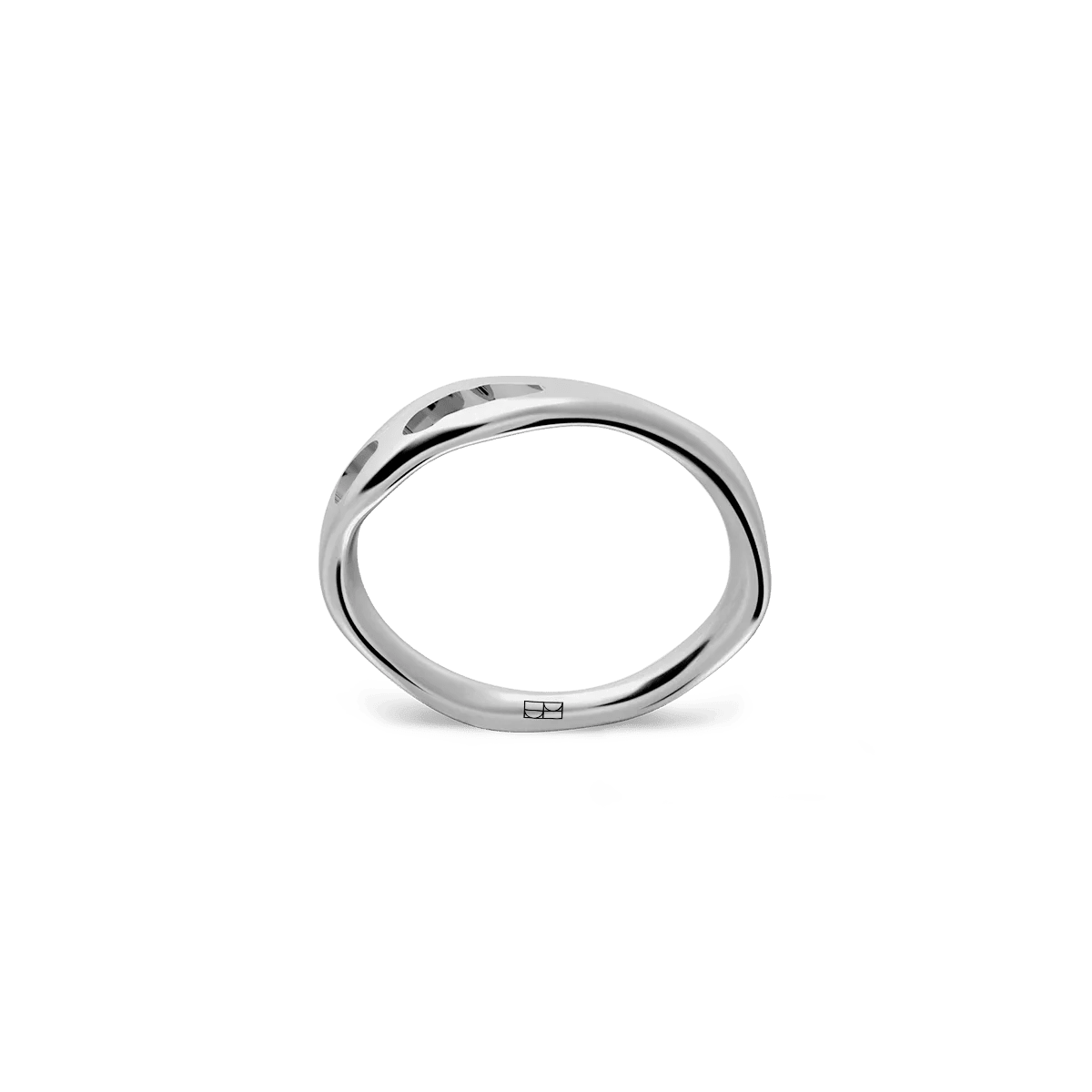 Pierścionek srebrny Liquid N°4 - BELLER: Official Online Store & Luxury Jewelry Atelier