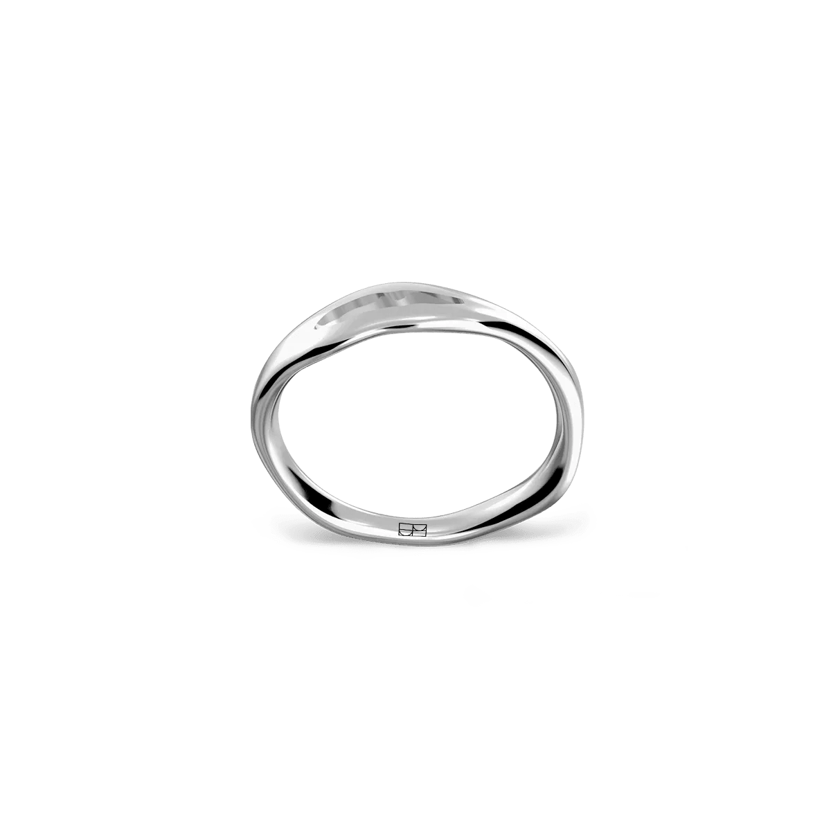 Pierścionek srebrny Liquid N°5 - BELLER: Official Online Store & Luxury Jewelry Atelier