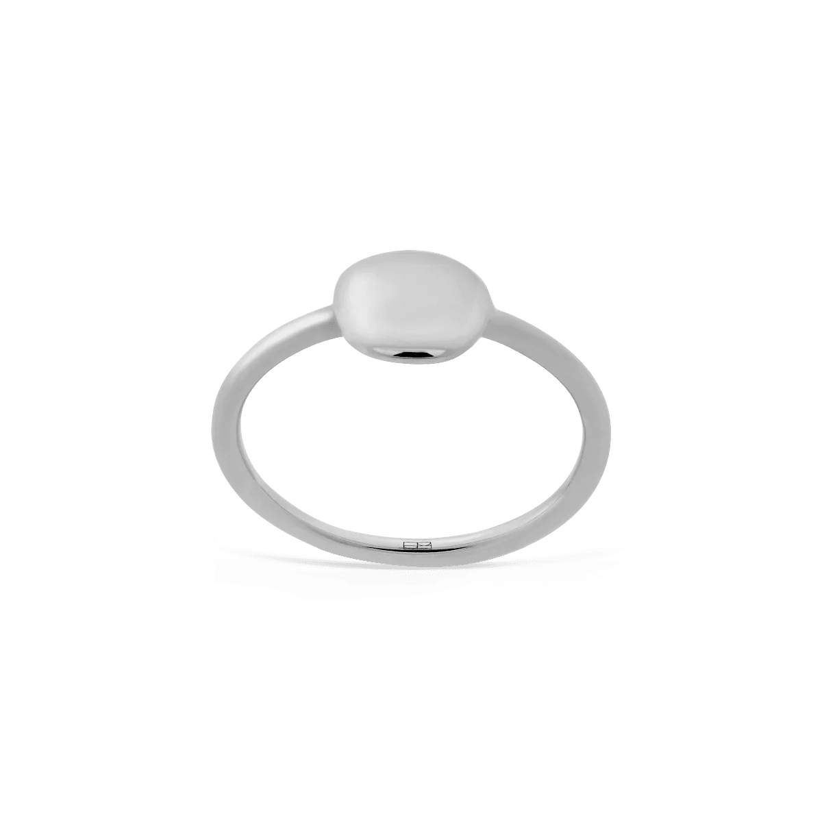 Pierścionek srebrny Pearl N°5 - BELLER: Official Online Store & Luxury Jewelry Atelier