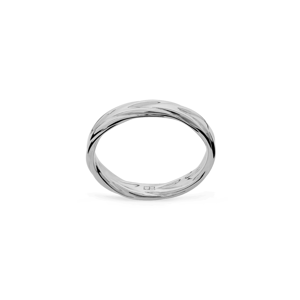 Pierścionek srebrny Twirl N°2 - BELLER: Official Online Store & Luxury Jewelry Atelier