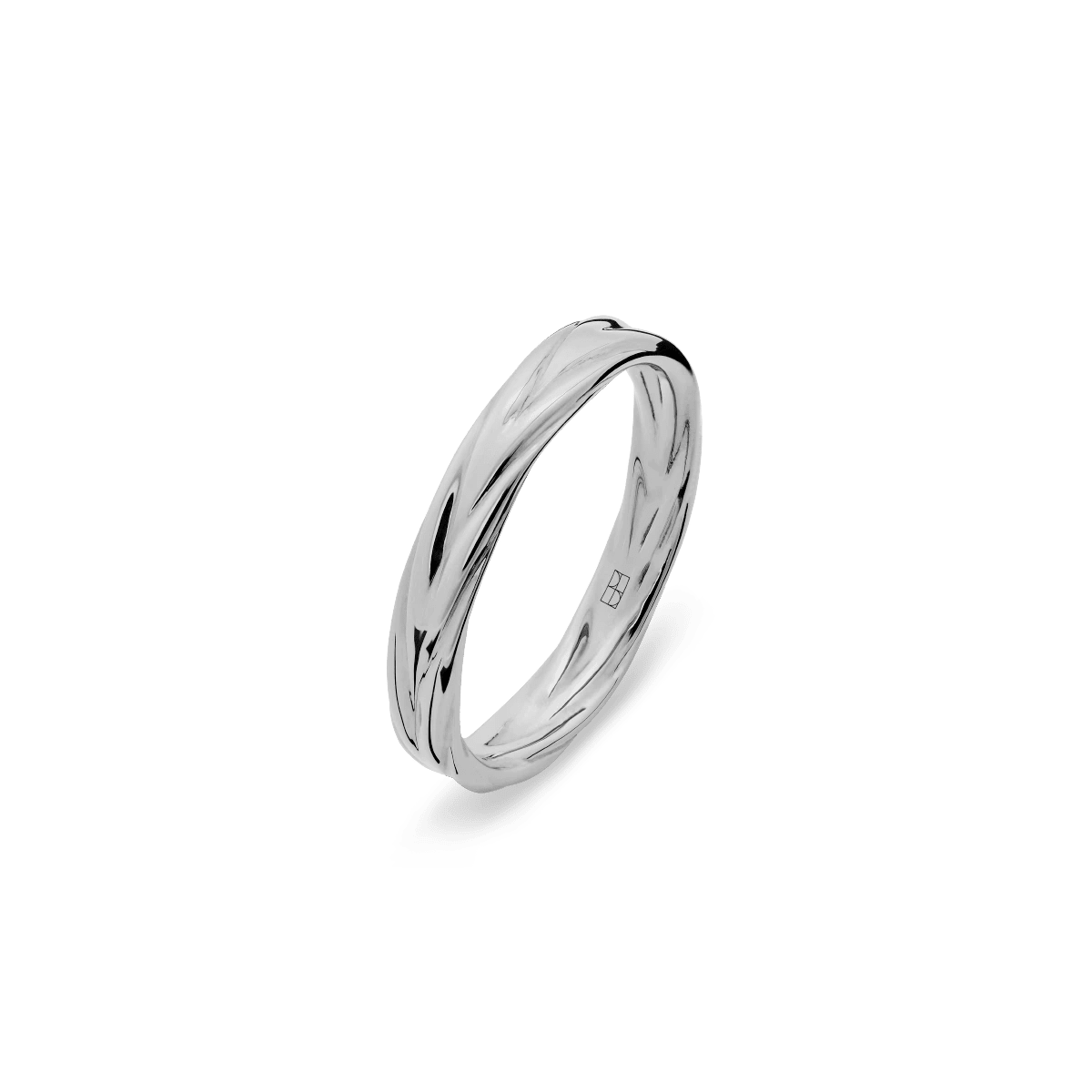 Pierścionek srebrny Twirl N°2 - BELLER: Official Online Store & Luxury Jewelry Atelier