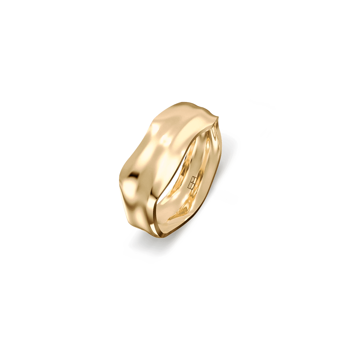Pierścionek złoty Liquid N°1 - BELLER: Official Online Store & Luxury Jewelry Atelier