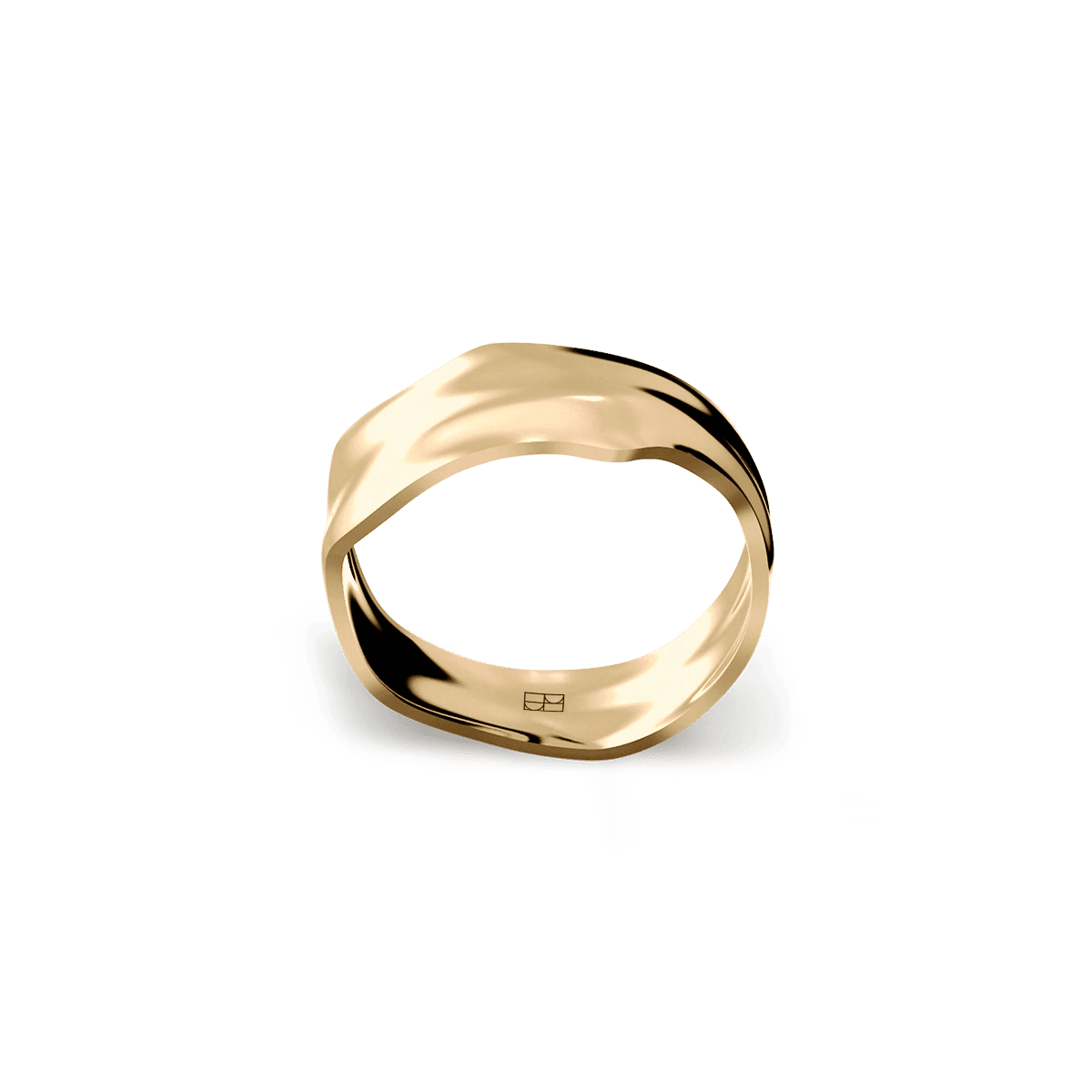 Pierścionek złoty Liquid N°1 - BELLER: Official Online Store & Luxury Jewelry Atelier