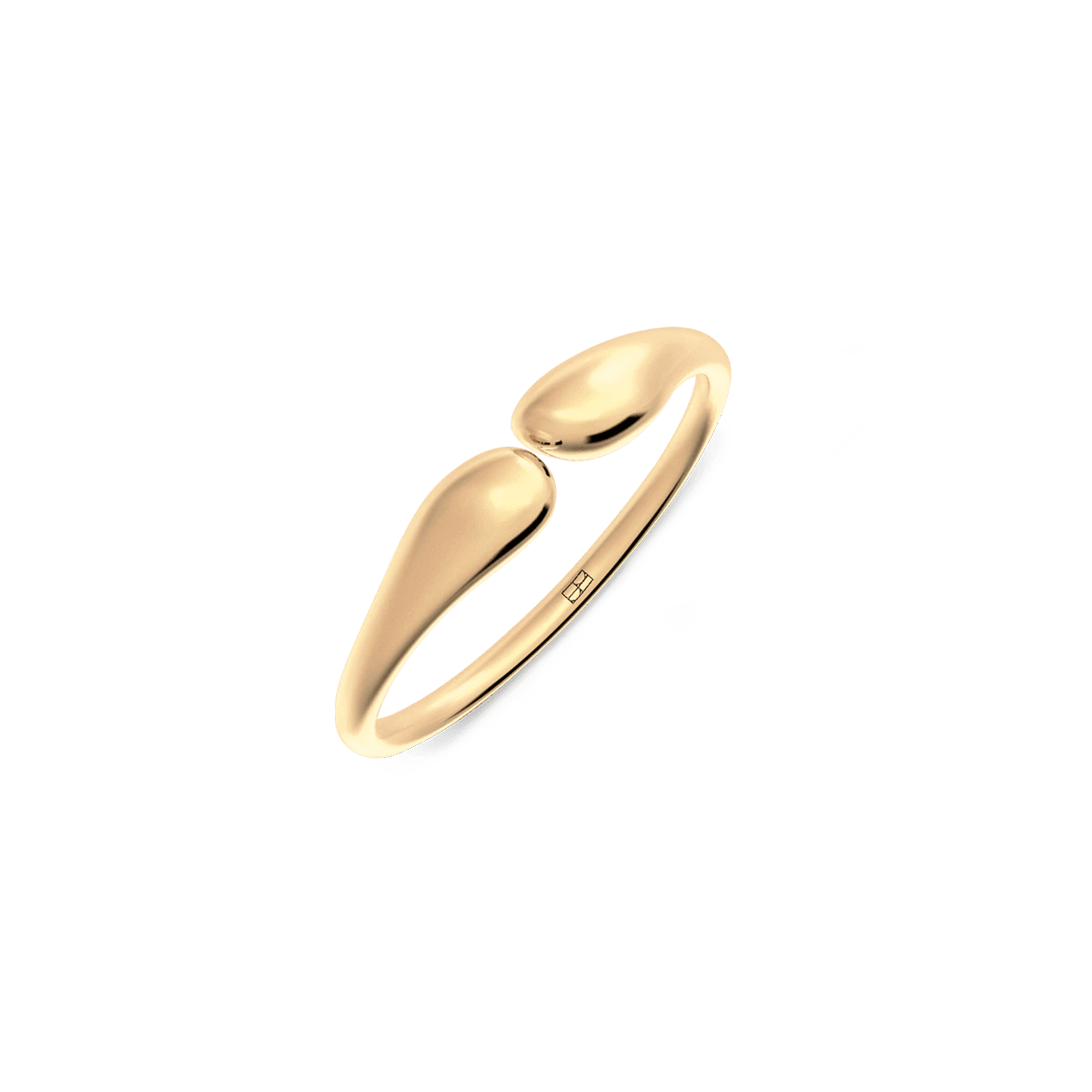 Pierścionek złoty Liquid N°2 - BELLER: Official Online Store & Luxury Jewelry Atelier
