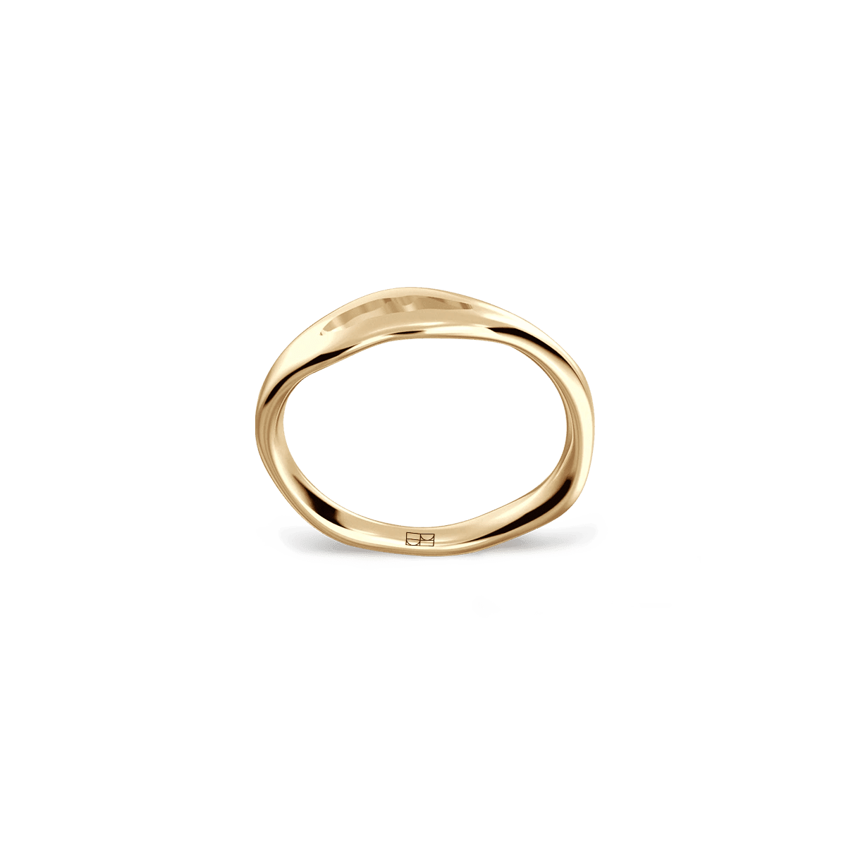 Pierścionek złoty Liquid N°5 - BELLER: Official Online Store & Luxury Jewelry Atelier
