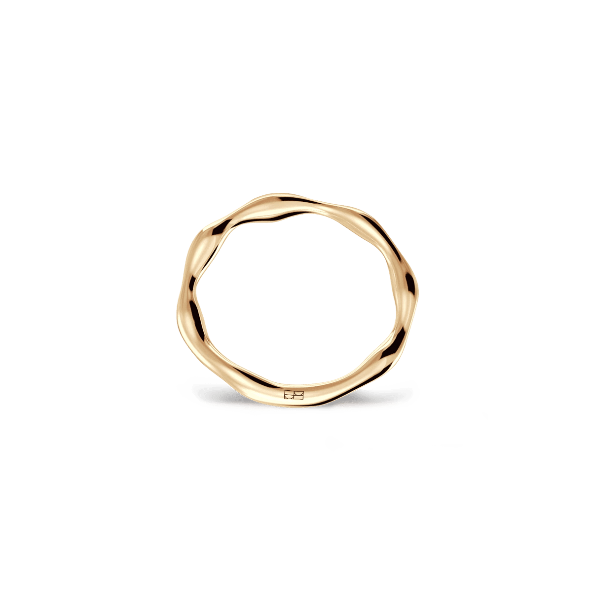 Pierścionek złoty Liquid N°7 - BELLER: Official Online Store & Luxury Jewelry Atelier