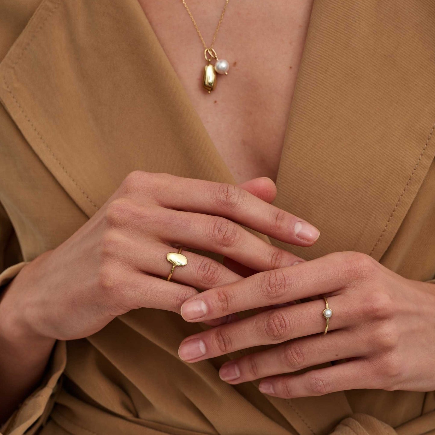 Pierścionek złoty Pearl N°6 - BELLER: Official Online Store & Luxury Jewelry Atelier