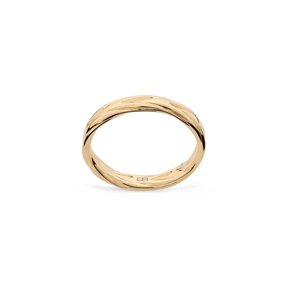 Pierścionek złoty Twirl N°2 - BELLER: Official Online Store & Luxury Jewelry Atelier