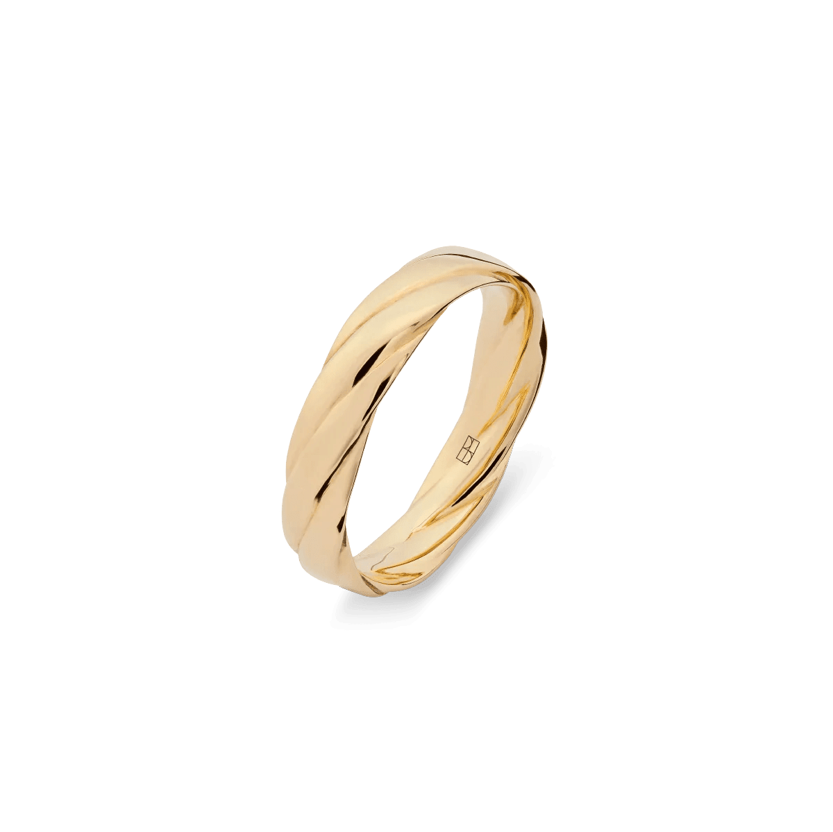 Pierścionek złoty Twirl N°3 - BELLER: Official Online Store & Luxury Jewelry Atelier