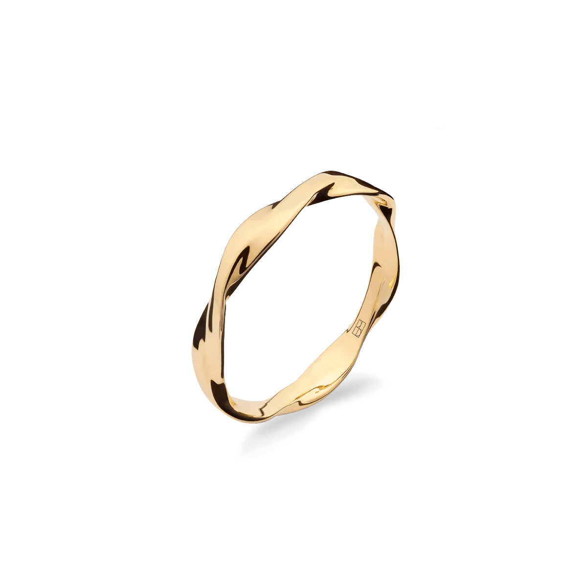 Pierścionek złoty Twirl N°7 - BELLER: Official Online Store & Luxury Jewelry Atelier