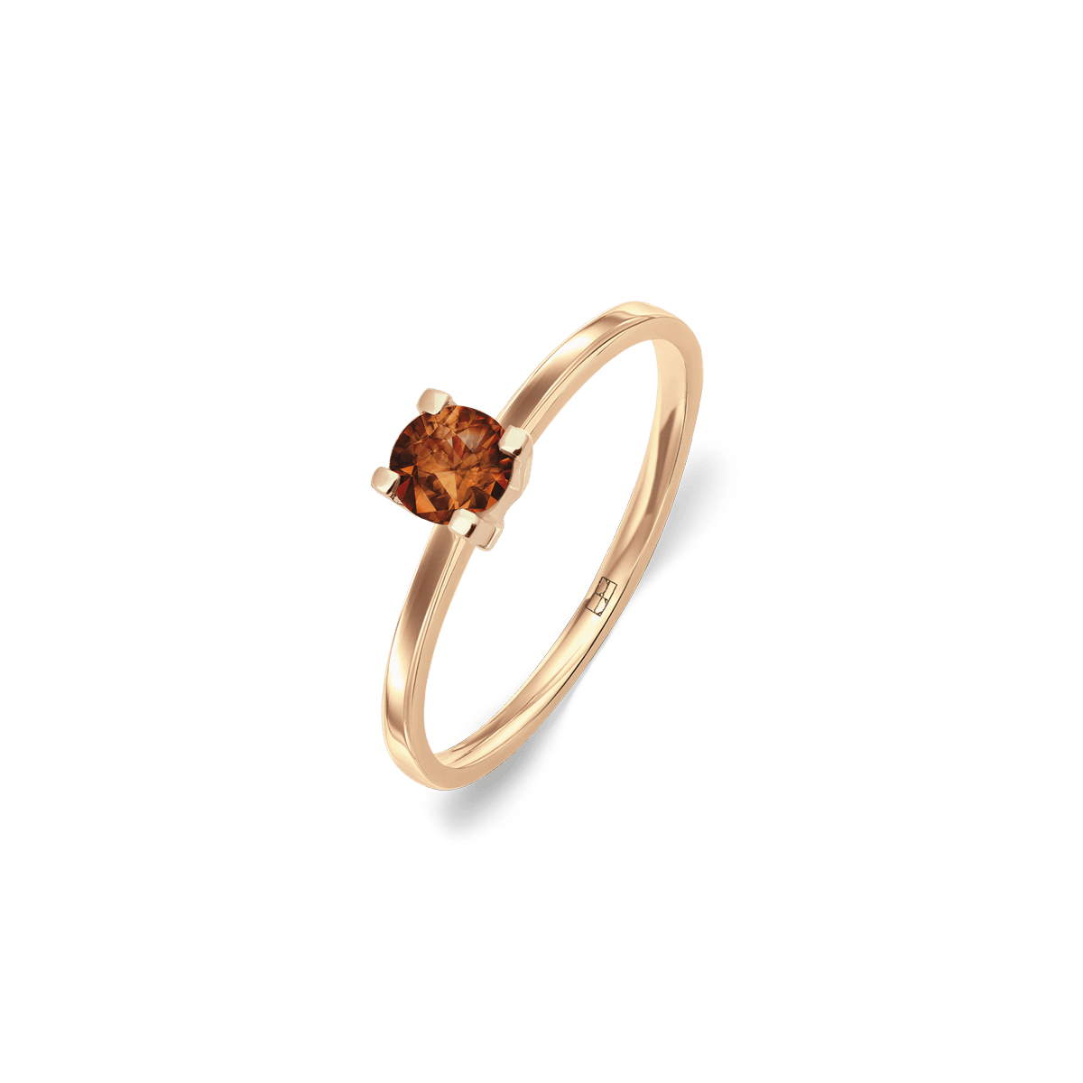 Pierścionek złoty z granatem Your Way N°4 - BELLER: Official Online Store & Luxury Jewelry Atelier