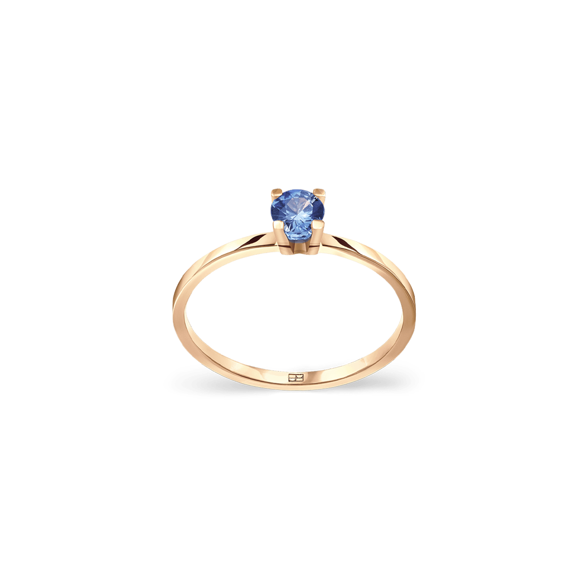 Pierścionek złoty z szafirem Your Way N°5 - BELLER: Official Online Store & Luxury Jewelry Atelier