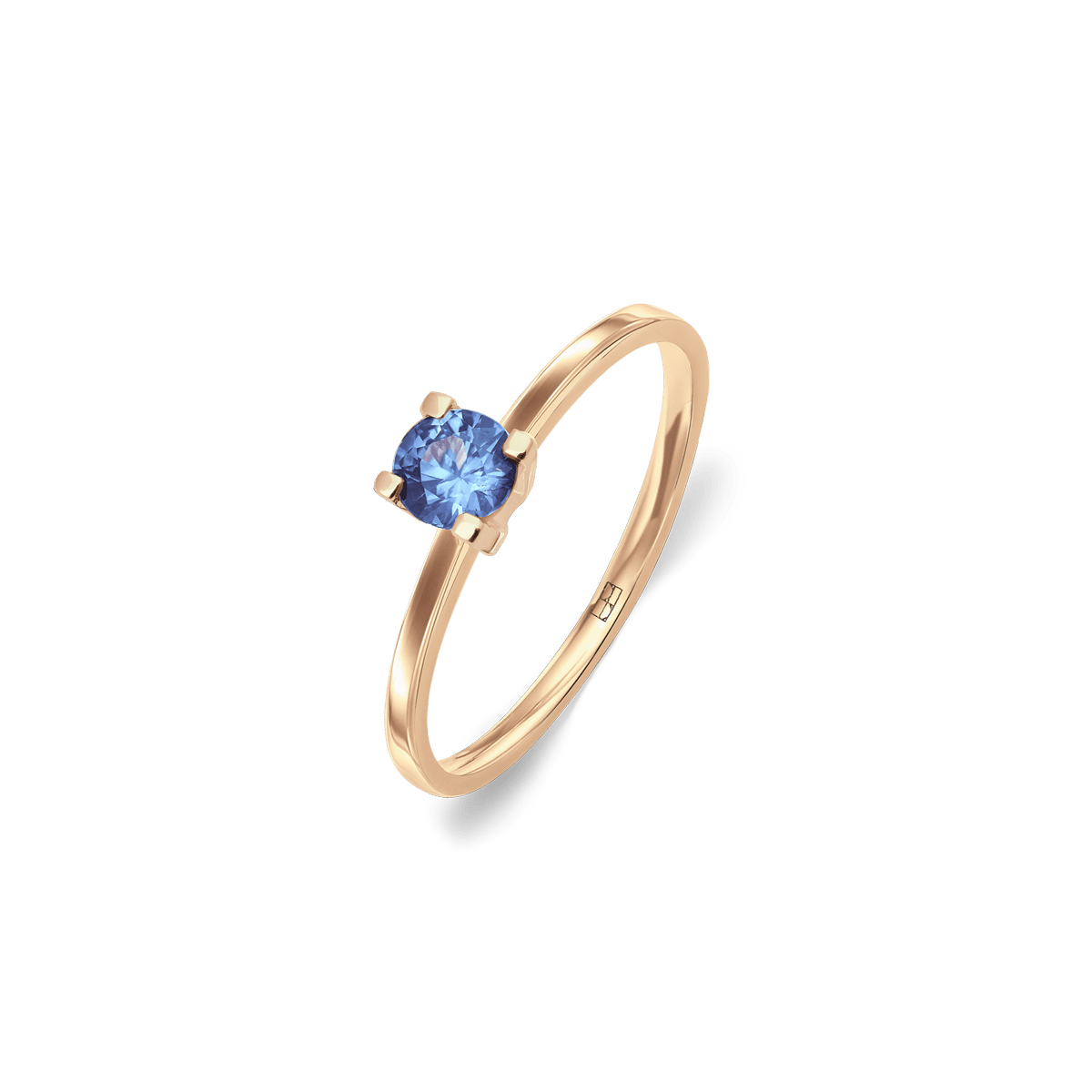 Pierścionek złoty z szafirem Your Way N°5 - BELLER: Official Online Store & Luxury Jewelry Atelier