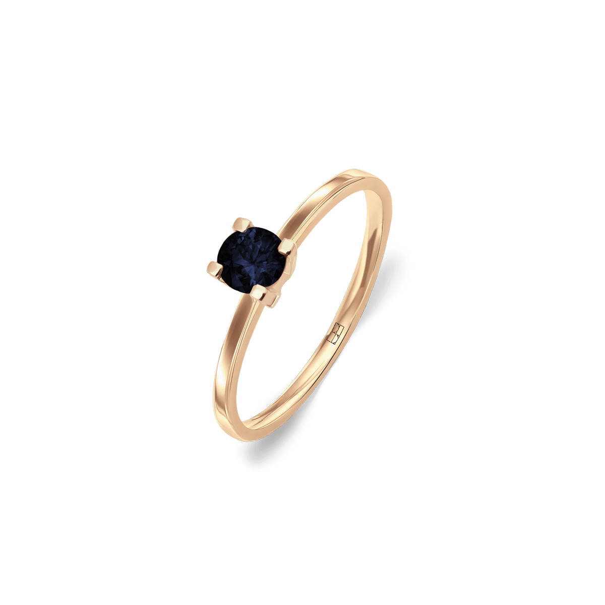Pierścionek złoty z szafirem Your Way N°6 - BELLER: Official Online Store & Luxury Jewelry Atelier