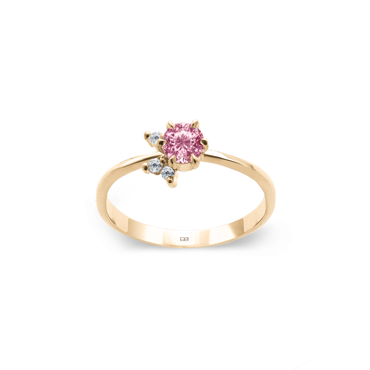 Pierścionek złoty z turmalinem i brylantami Your Way N°9 - BELLER: Official Online Store & Luxury Jewelry Atelier