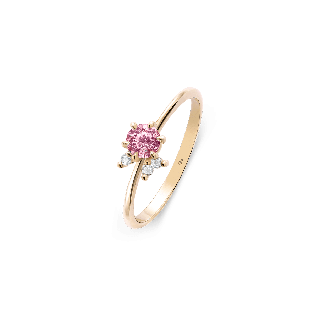 Pierścionek złoty z turmalinem i brylantami Your Way N°9 - BELLER: Official Online Store & Luxury Jewelry Atelier