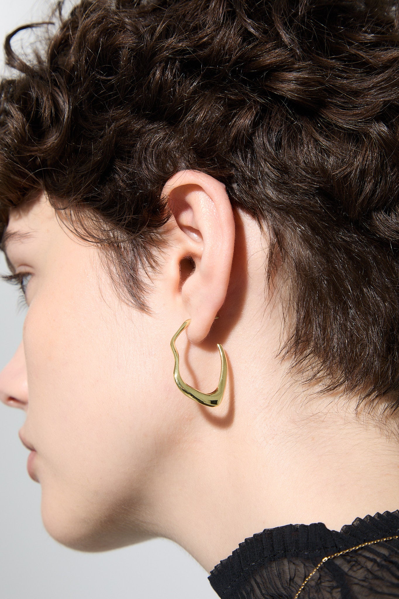 Kolczyki złote Liquid N°9 - BELLER: Official Online Store & Luxury Jewelry Atelier