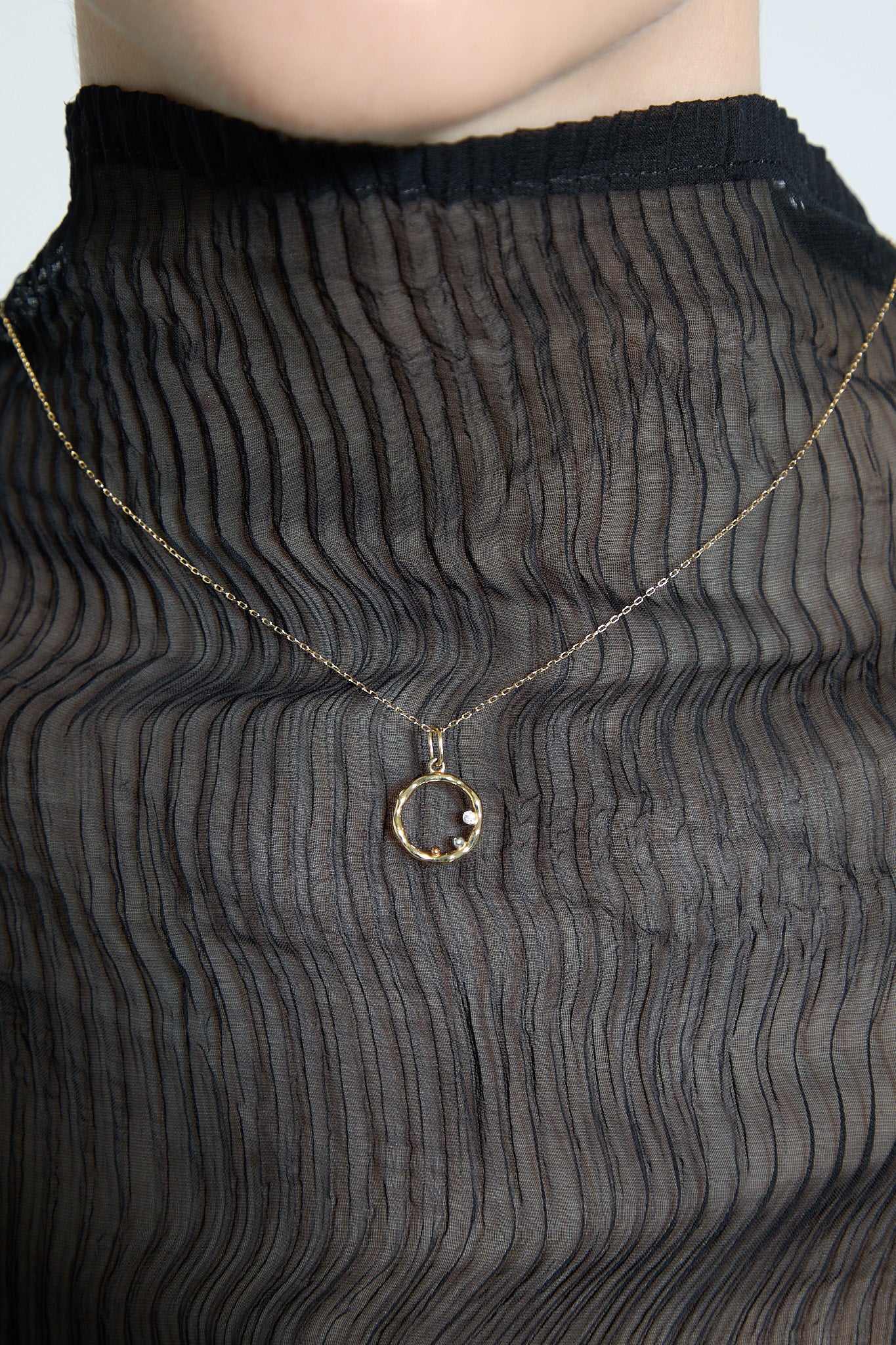 Zawieszka złota Liquid N°4 - BELLER: Official Online Store & Luxury Jewelry Atelier