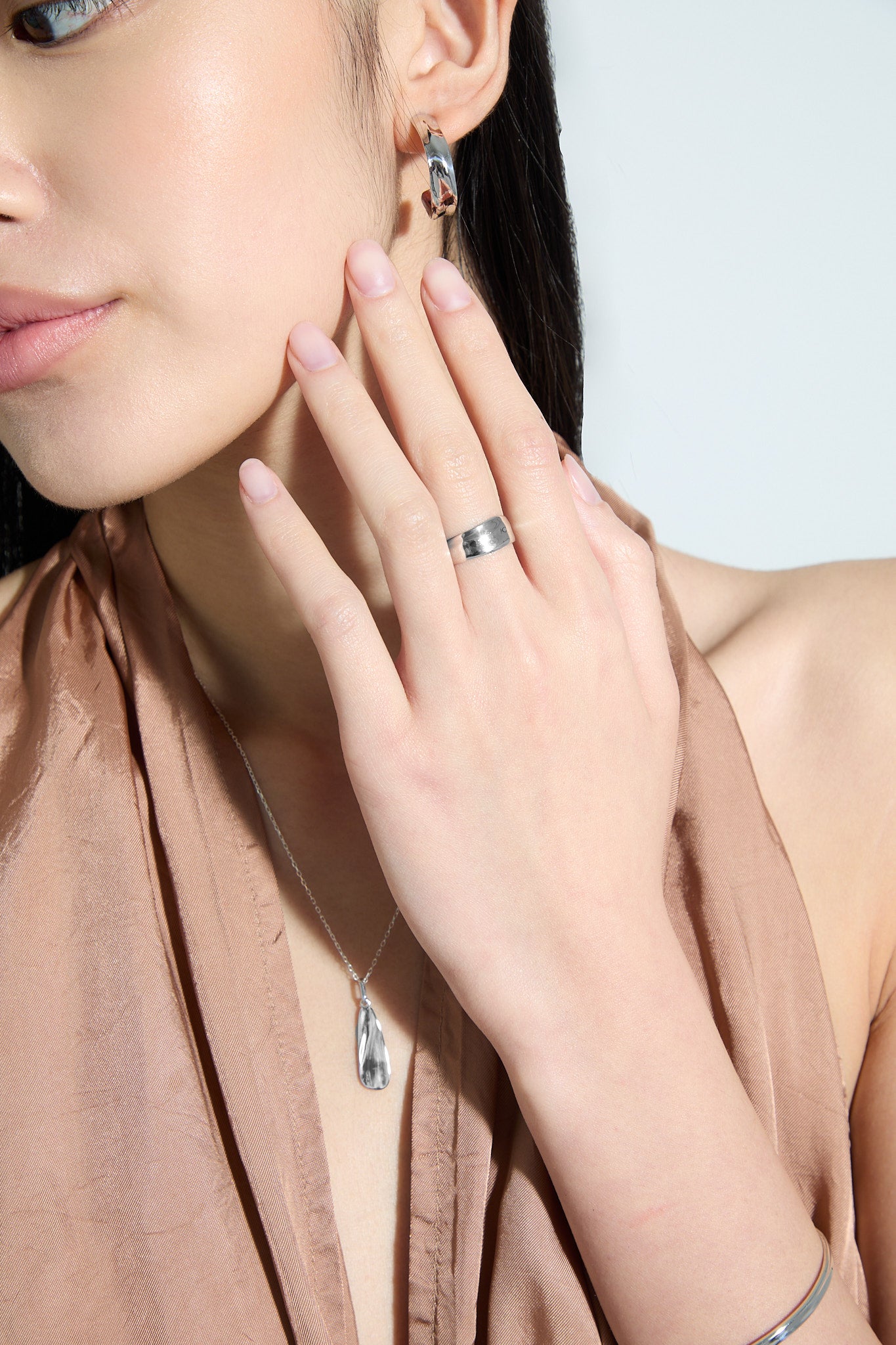 Zawieszka srebrna Liquid N°2 - BELLER: Official Online Store & Luxury Jewelry Atelier