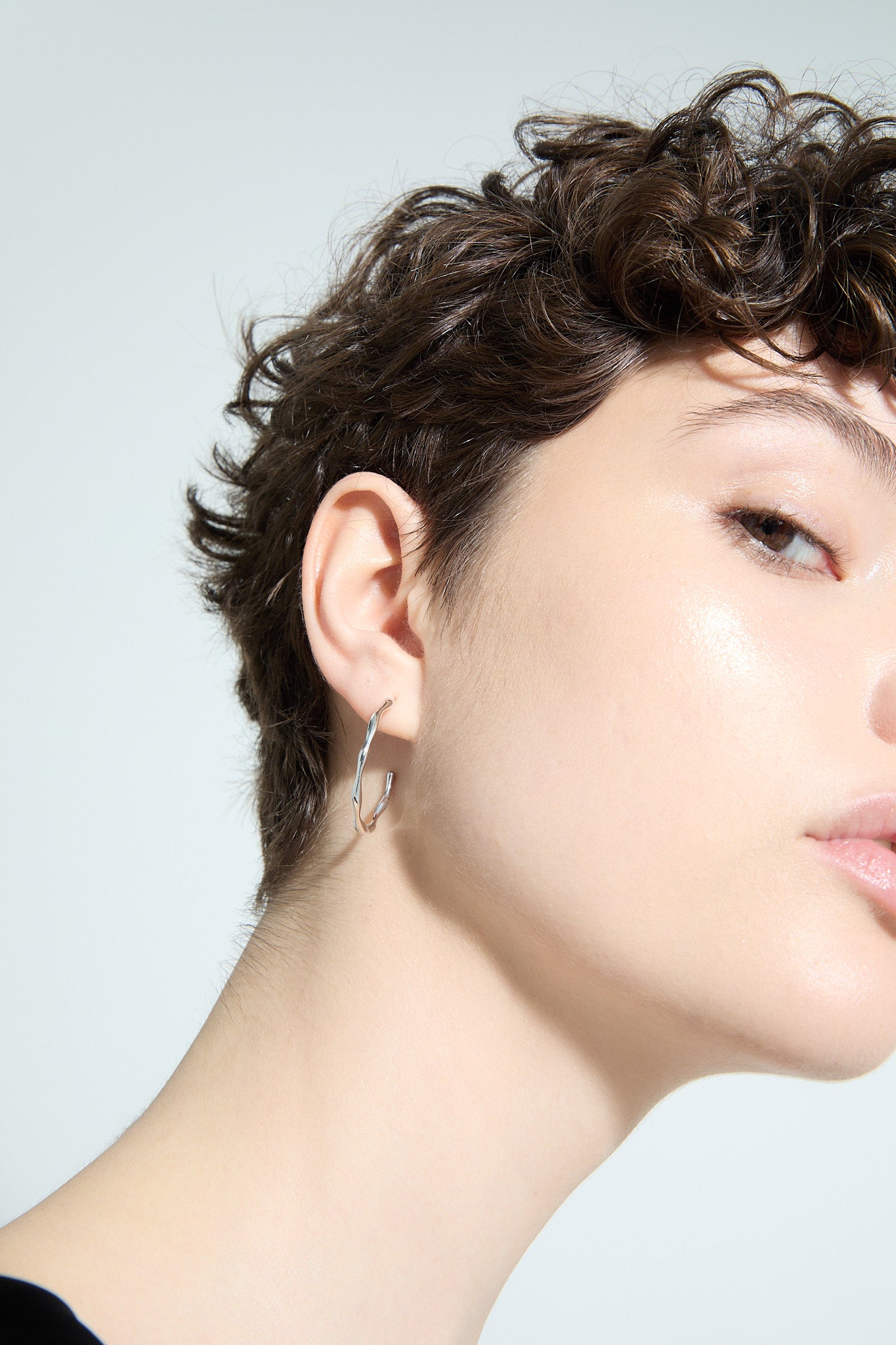 Kolczyki srebrne Liquid N°7 - BELLER: Official Online Store & Luxury Jewelry Atelier