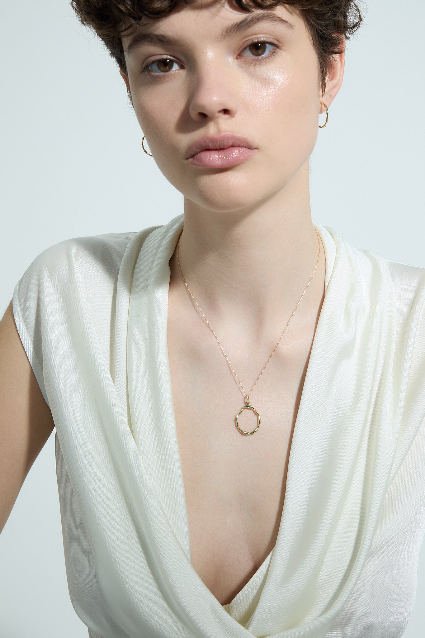 Kolczyki złote Liquid N°14 - BELLER: Official Online Store & Luxury Jewelry Atelier
